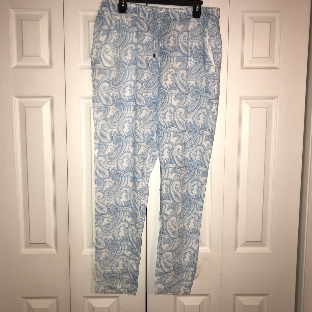 Holly & Whyte By Lindex pants size L White/Blue